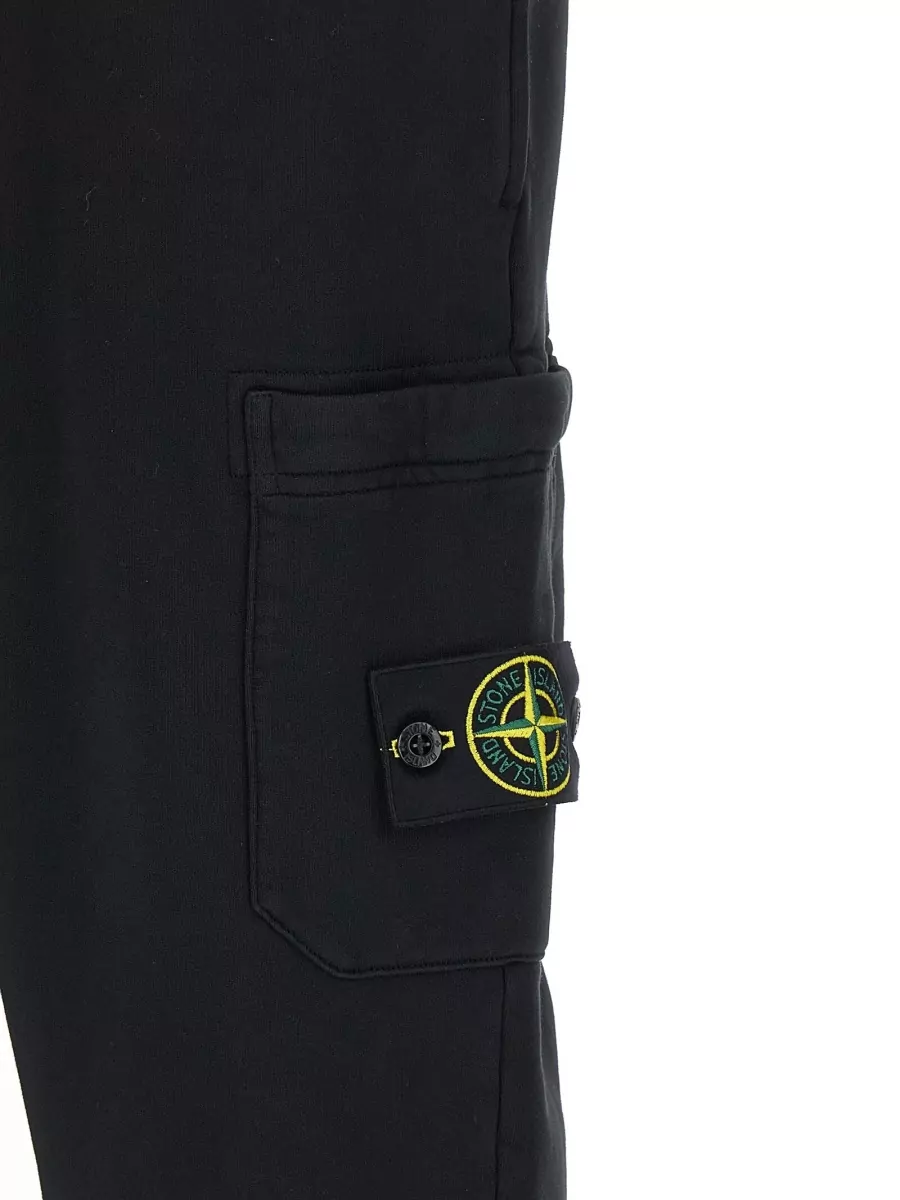 Stone Island 6200010 Joggers Cargo Pocket Ribbed Cuffs