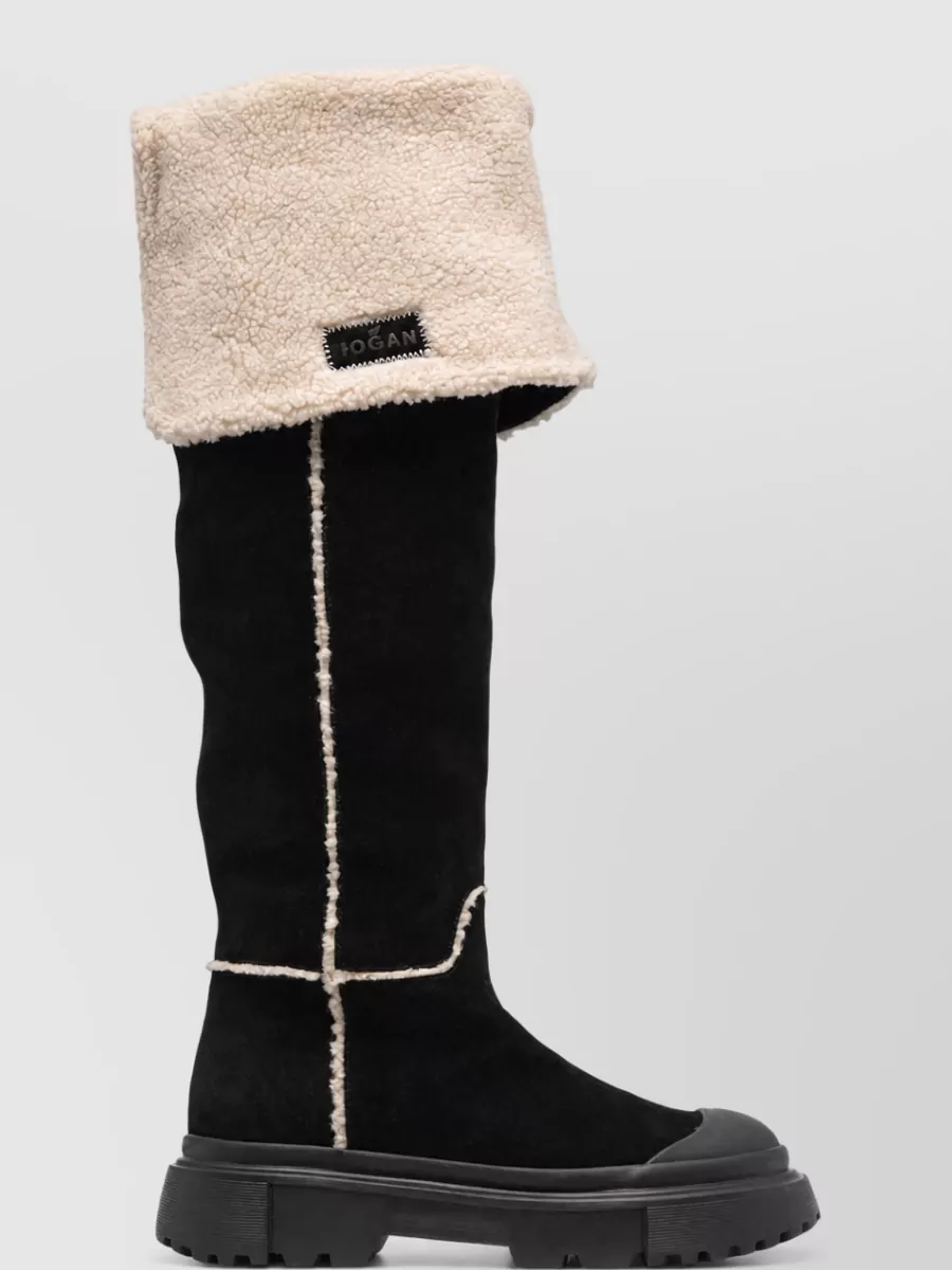 Hogan Calfskin Ankle Boots