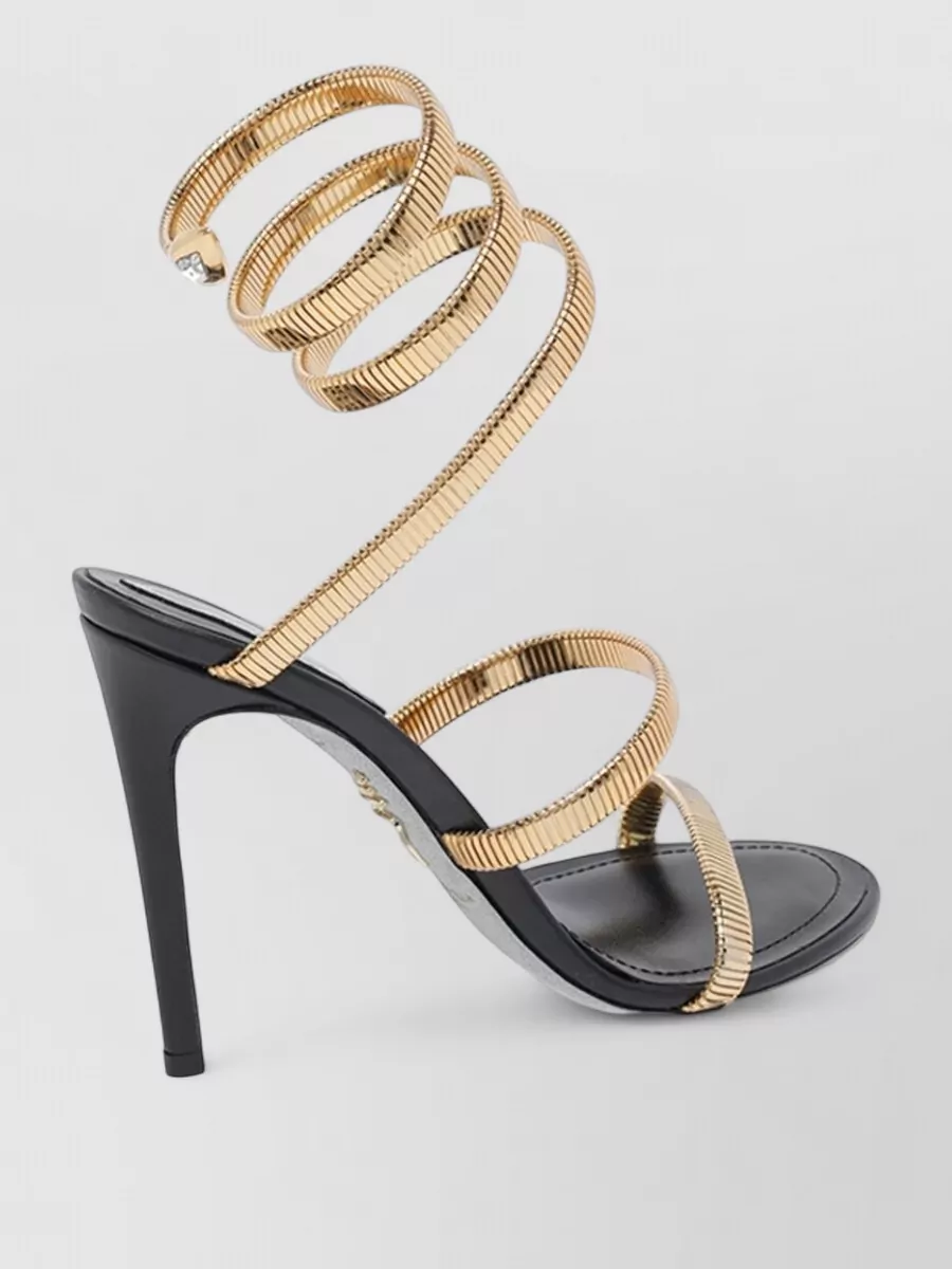 Rene Caovilla Wrap Strap Open-Toe Sandals