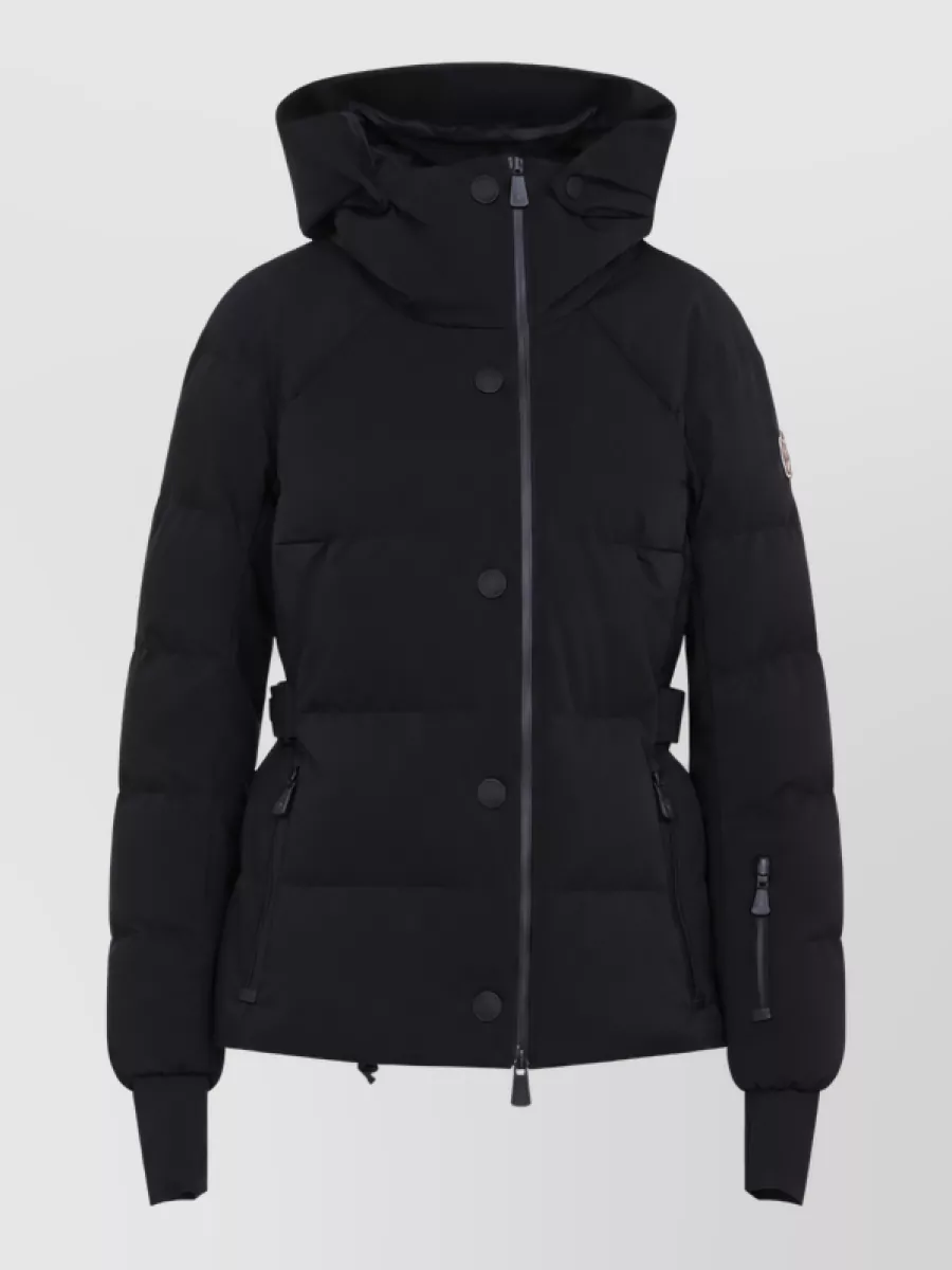 Moncler Grenoble Down Hooded Belted Puffer Jacket