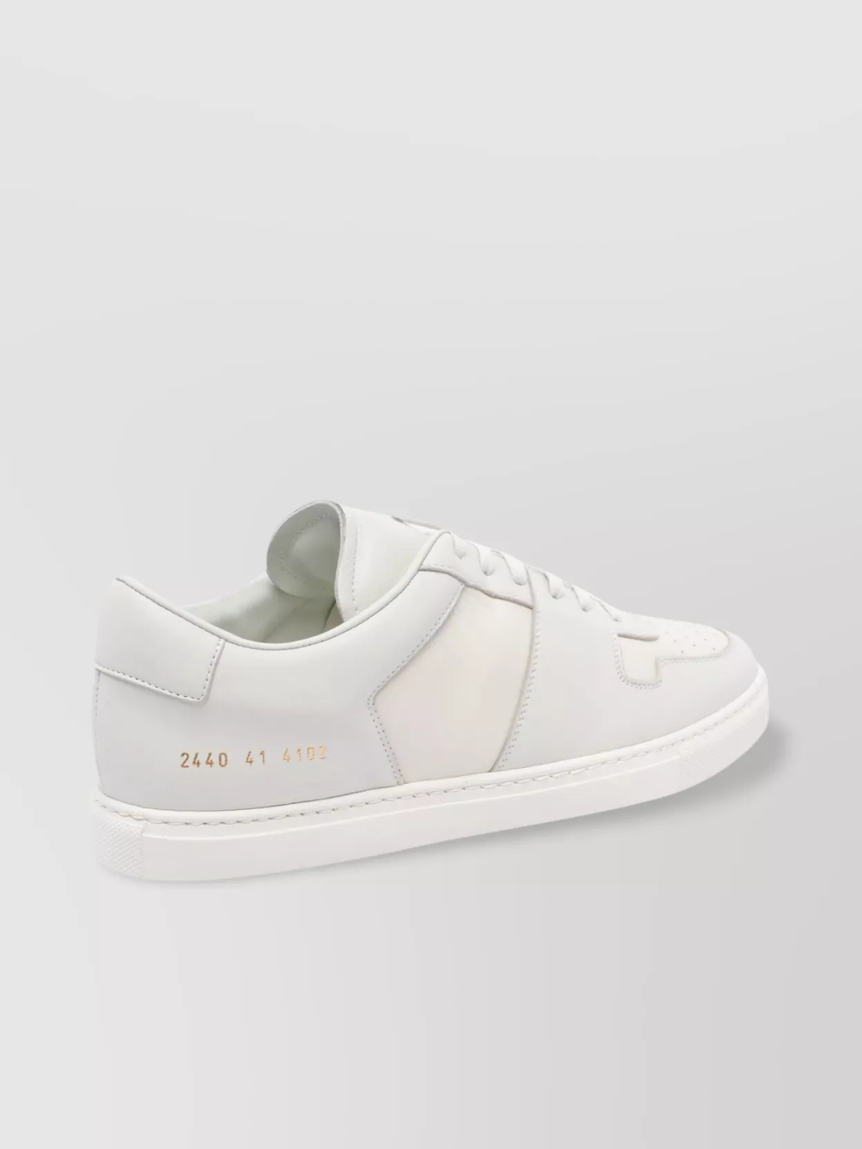 Common Projects Round Toe Leather Sneakers