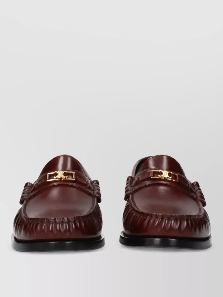 Celine leather loafers