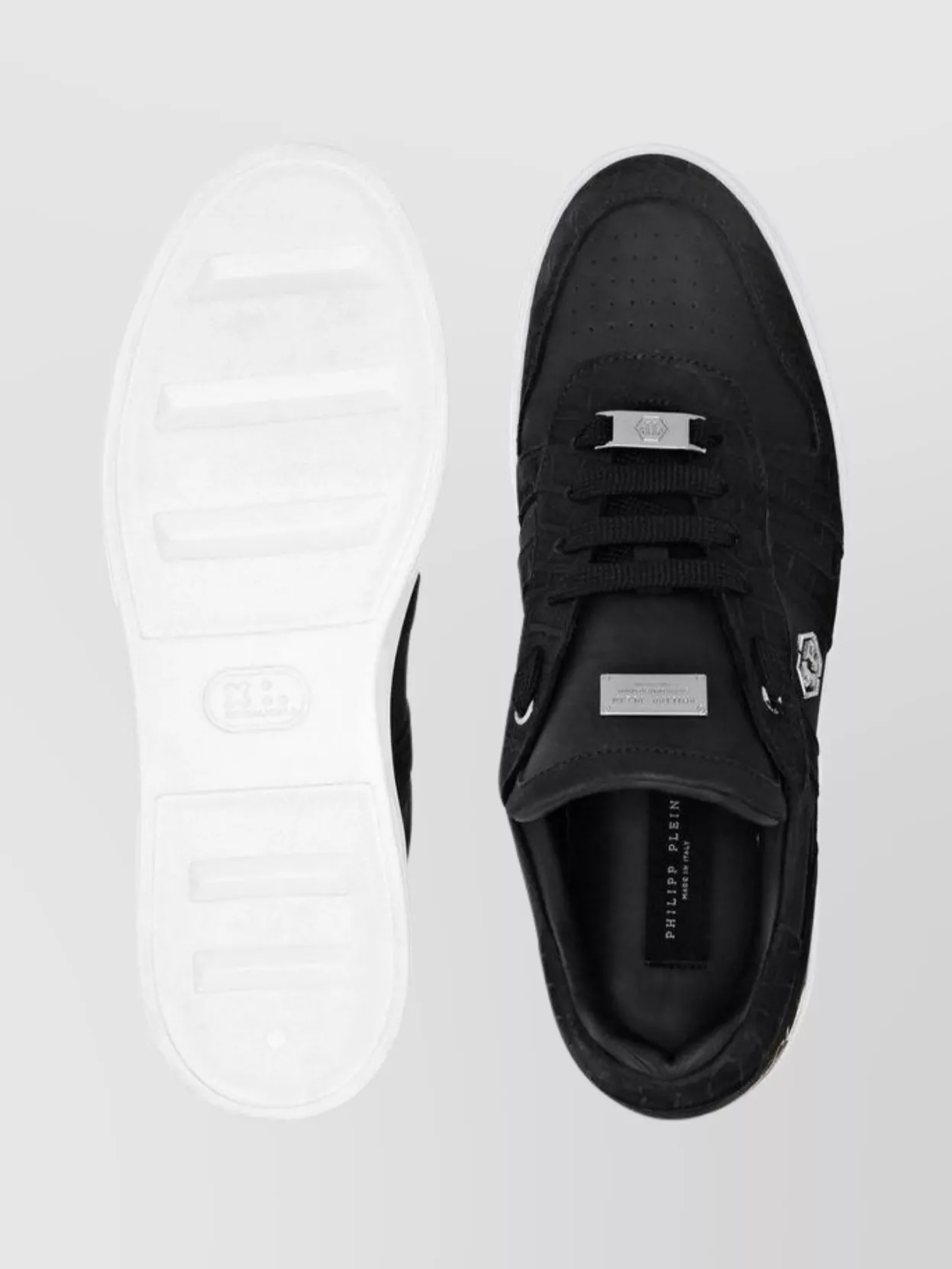 Philipp Plein Low-Top Sneakers With Contrast Rubber Sole