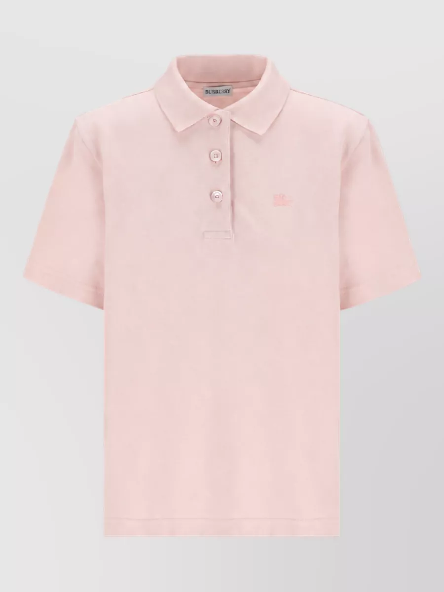 Burberry Piqué short-sleeve polo top