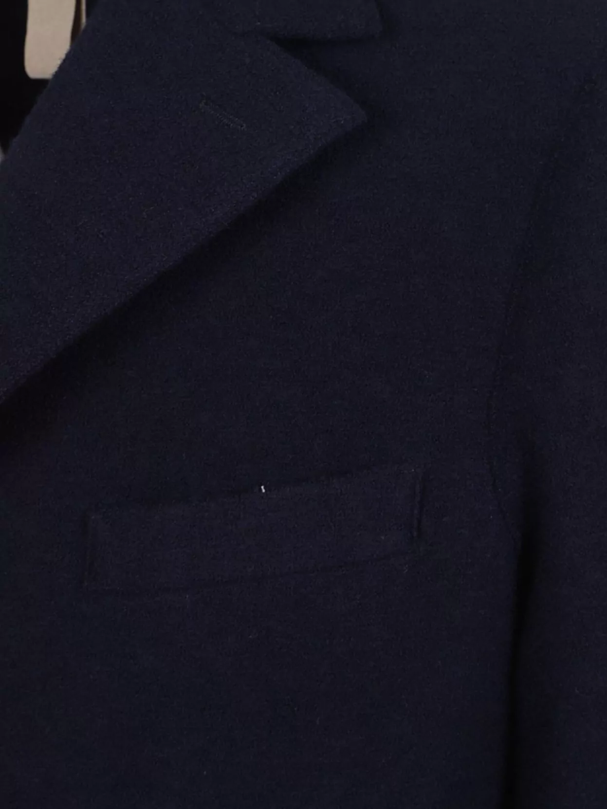Eleventy Tailored Coat With Flap Pockets And Notch Lapel