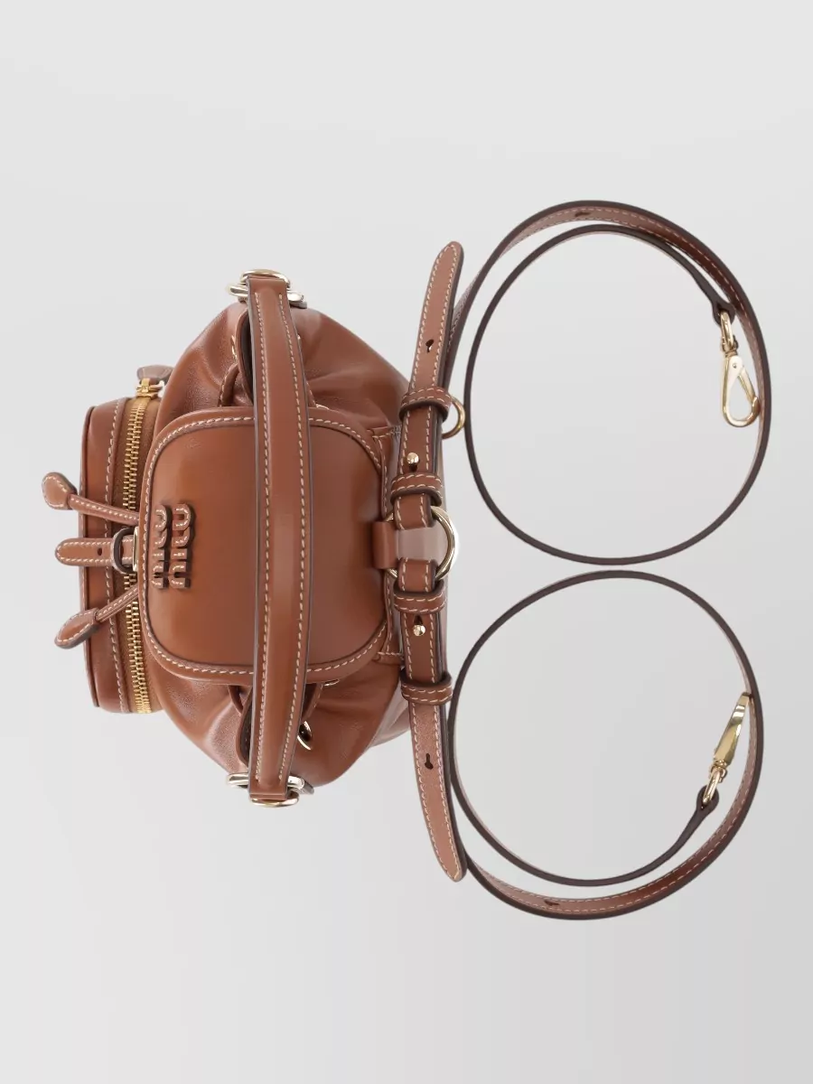 Miu Miu Leather Bucket Bag