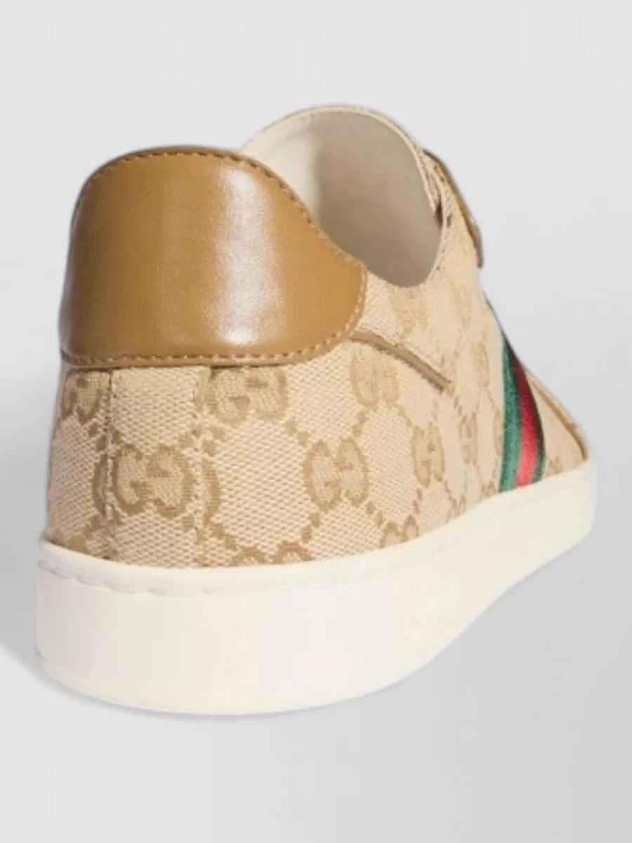 Gucci Stretch Lace-Up Sneakers