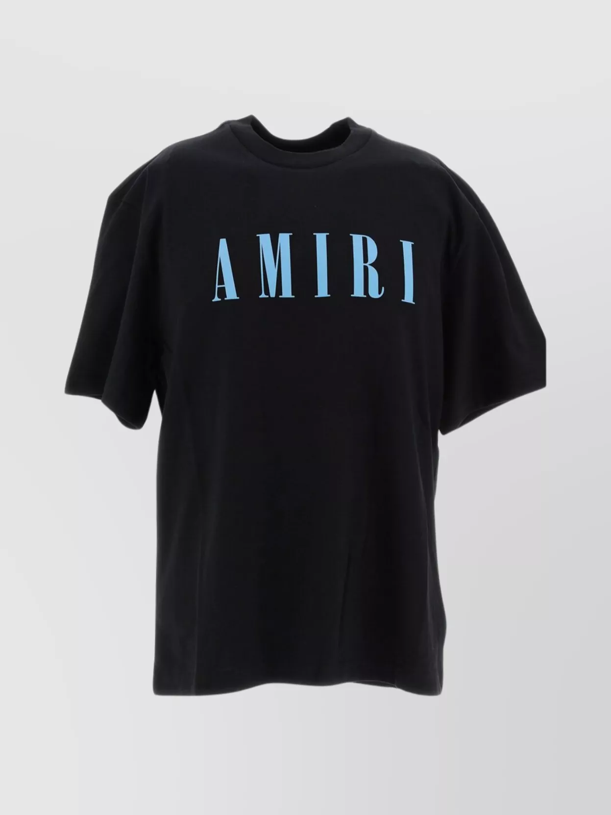 Shop Amiri Logo T-shirt With Crew Neck And Short Sleeves