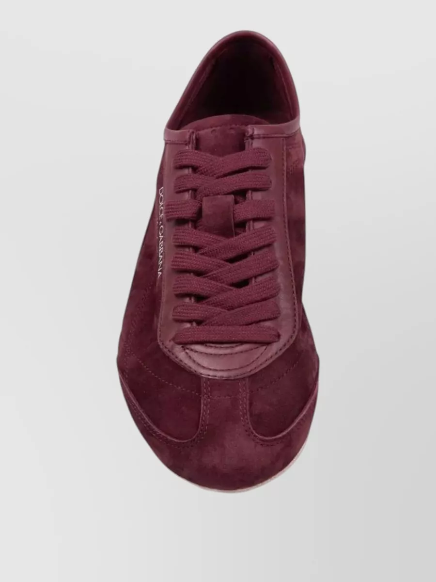 Dolce&Gabbana Leather Low-Top Sneakers
