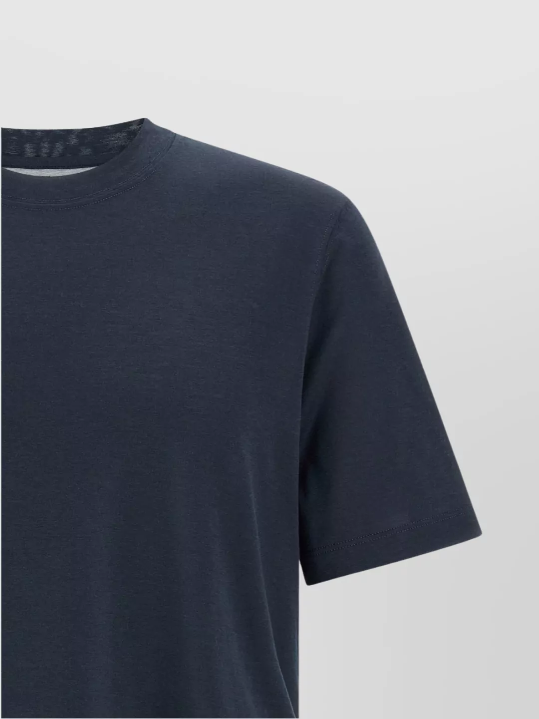 Brunello Cucinelli Crew Neck Short Sleeve Fitted T-Shirt