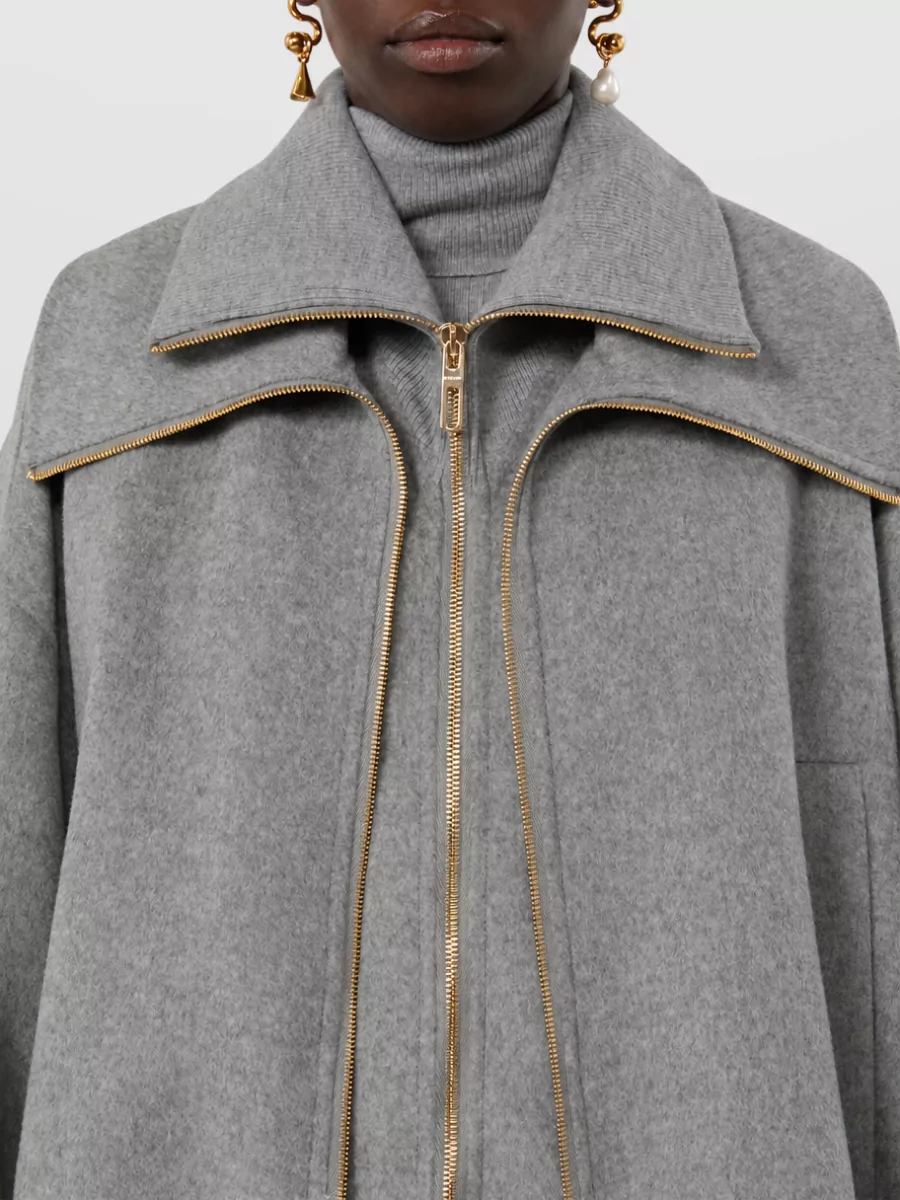Sportmax Virgin Wool Oversized Bomber Jacket