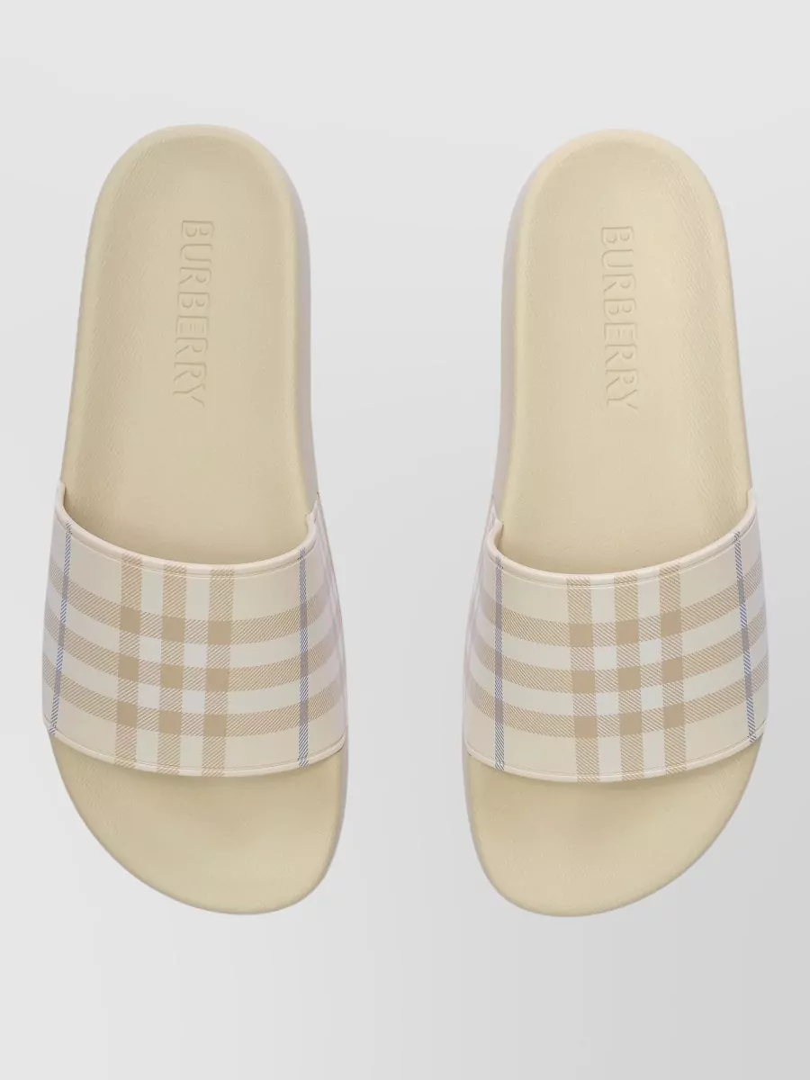 Burberry Check Slides