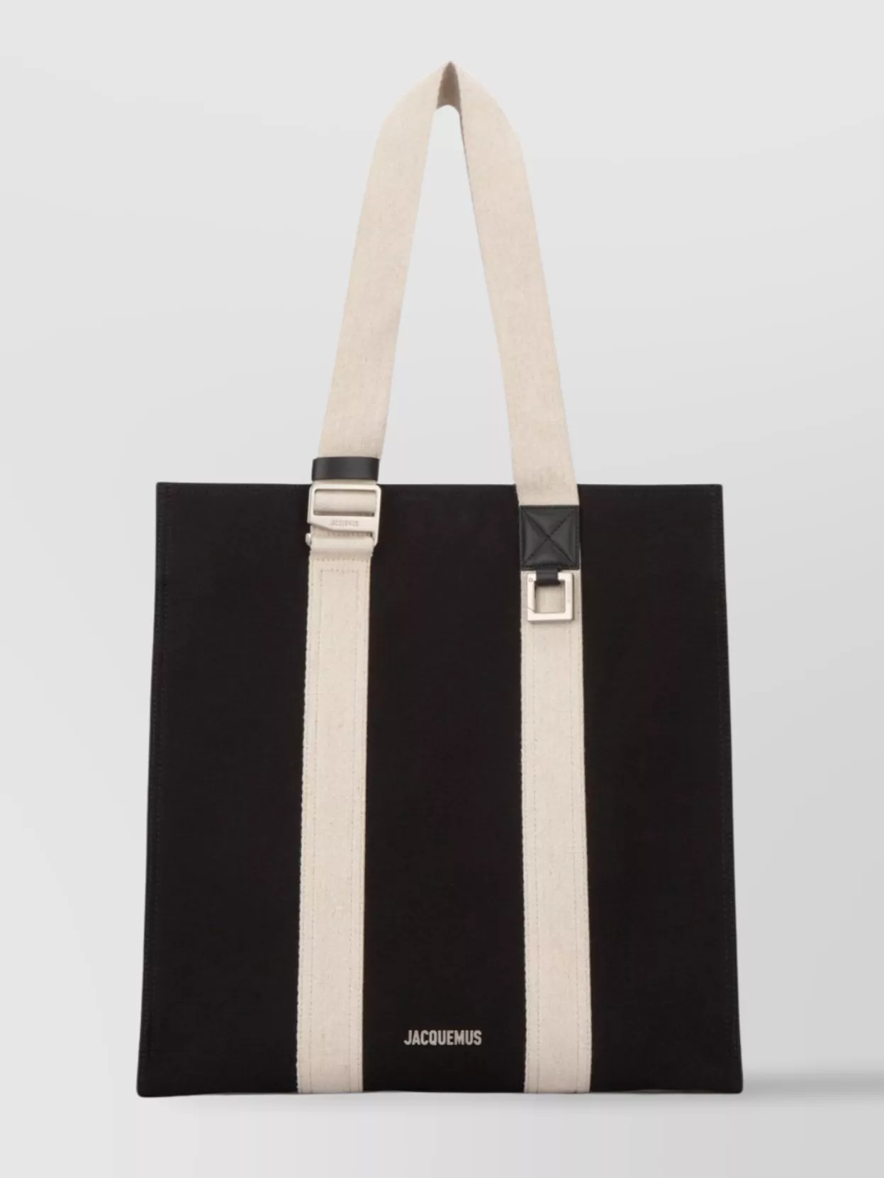 Shop Jacquemus Shoulder Bag Contrast Straps