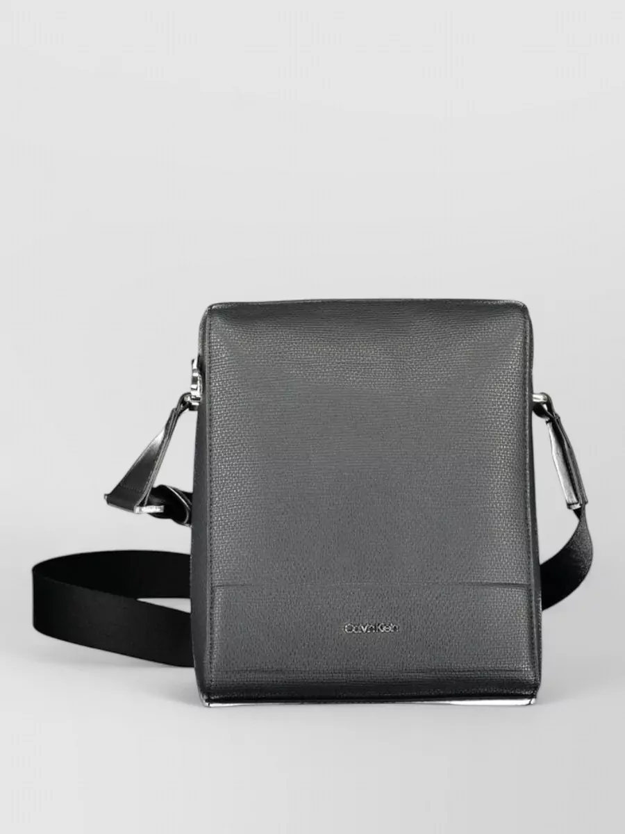 Calvin Klein textured crossbody bag