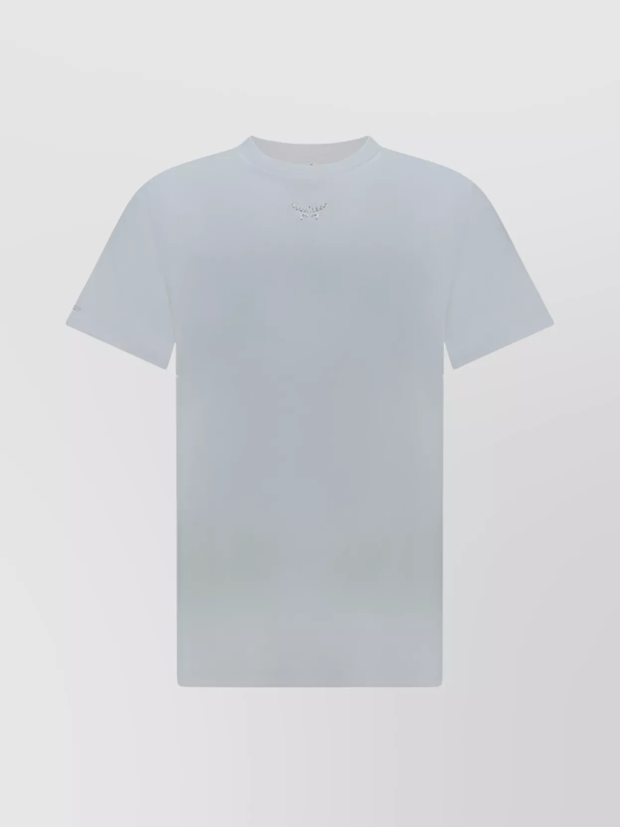 Shop Mcm Ribbed Crew Neck Short Sleeve T-shirt