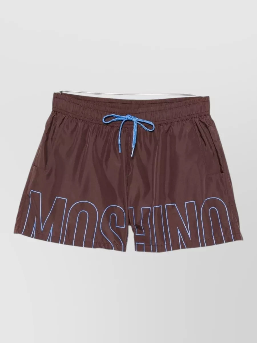 Moschino Logo print swim shorts