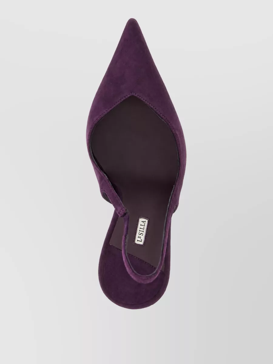 Le Silla Leather Slingback Mules