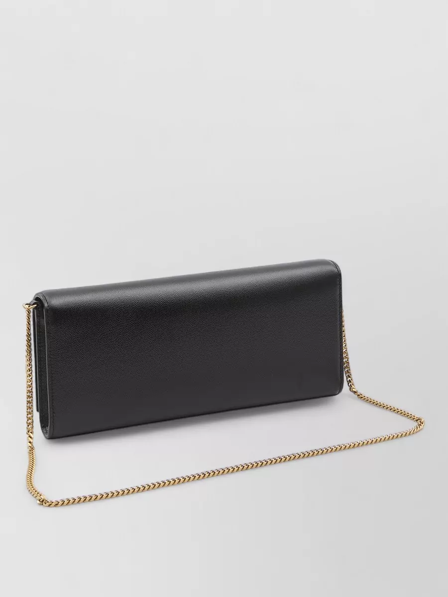 Saint Laurent Kate Baguette Calf Leather Clutch