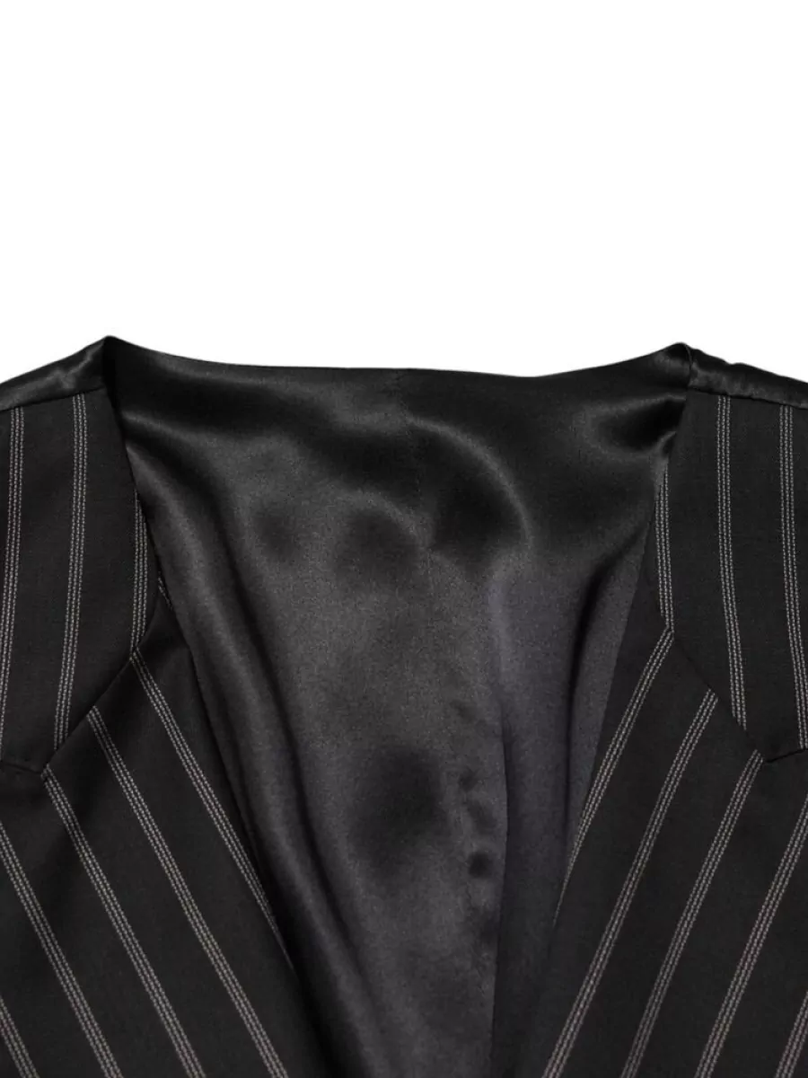 Dolce&Gabbana Striped Wool Waistcoat
