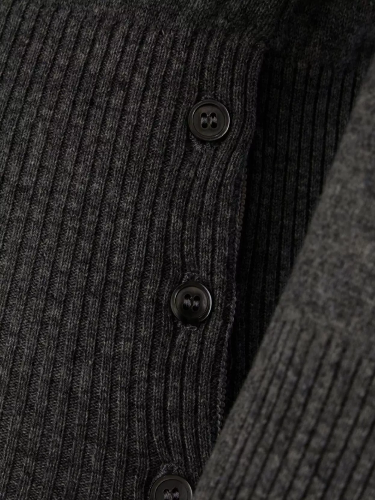 Thom Browne Ribbed Crew Neck Striped Cashmere Cardigan