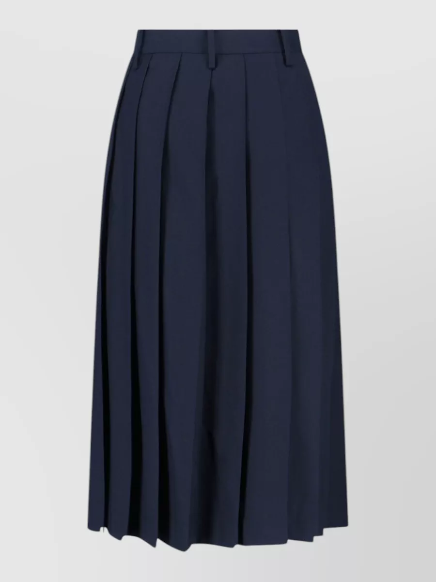 Dunst Midi Pleated Skirt