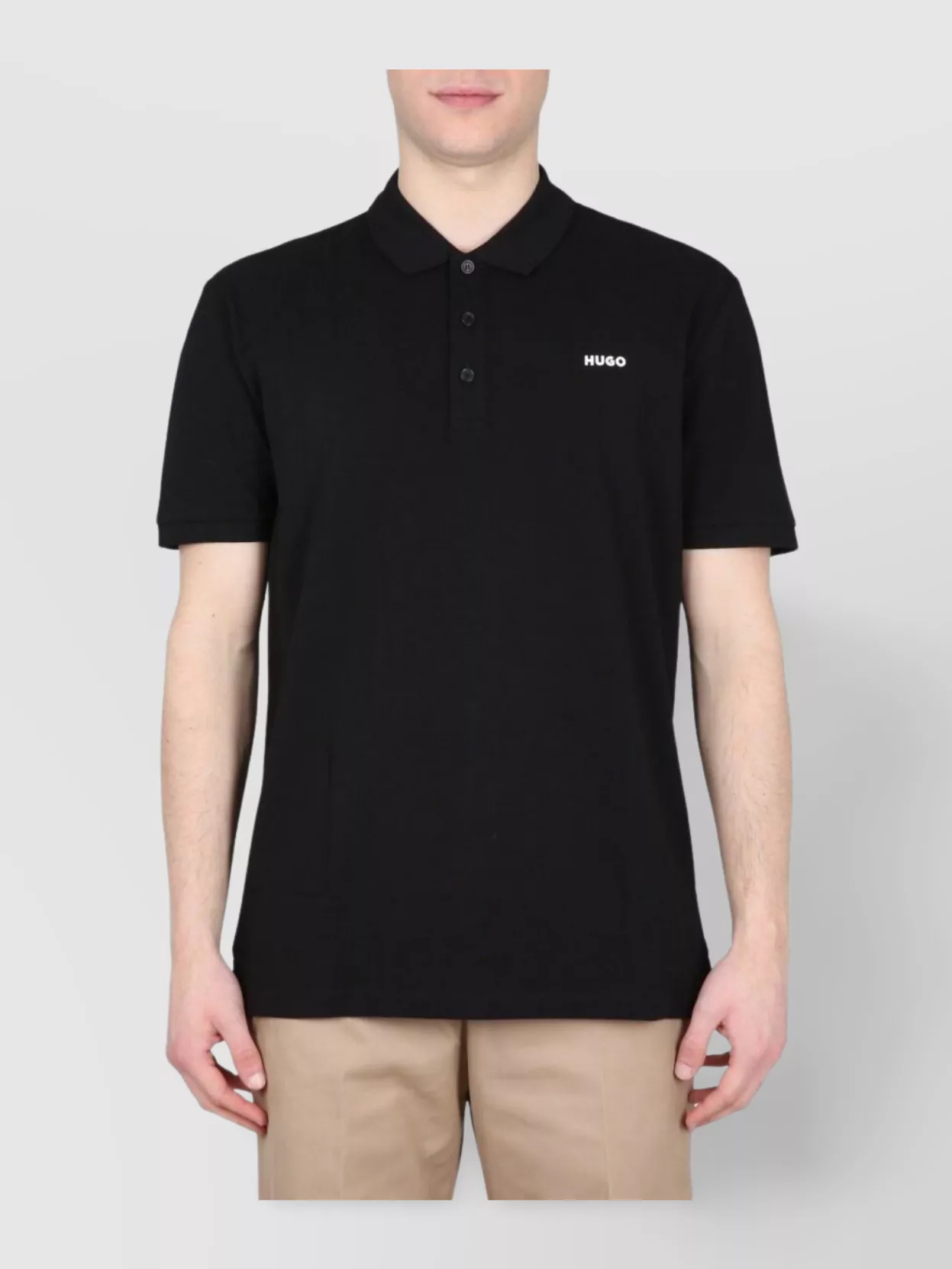 Hugo Collared Shirt With Short Sleeves