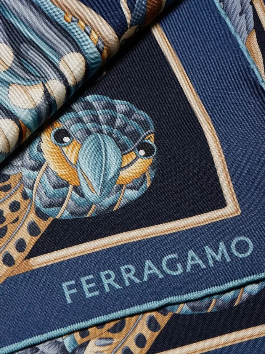 Ferragamo Silk Printed Scarf
