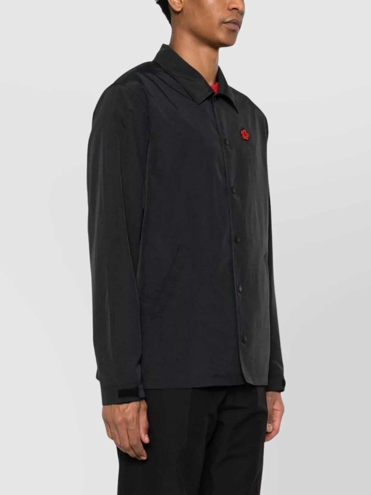 Kenzo Flower Motif Nylon Overshirt