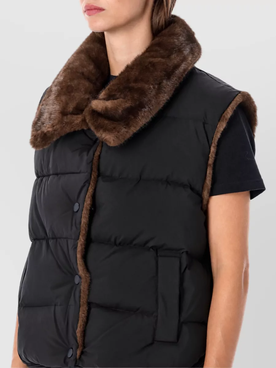 Urbancode Faux Fur Puffer Vest