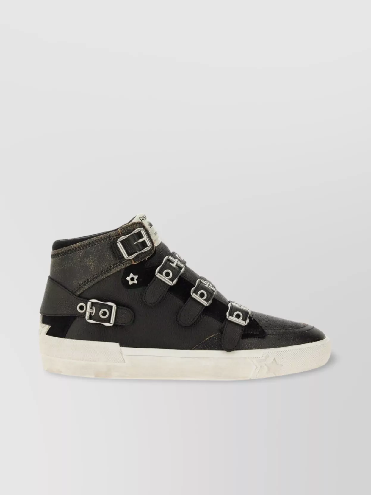 Ash Star High-Top Rubber Sole Sneaker