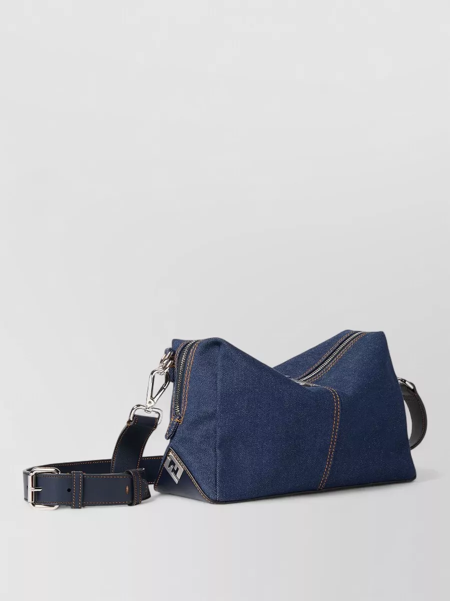 Fendi Leather Medium Crossbody Bag