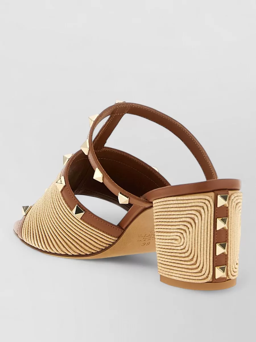 Valentino Garavani Leather Slides