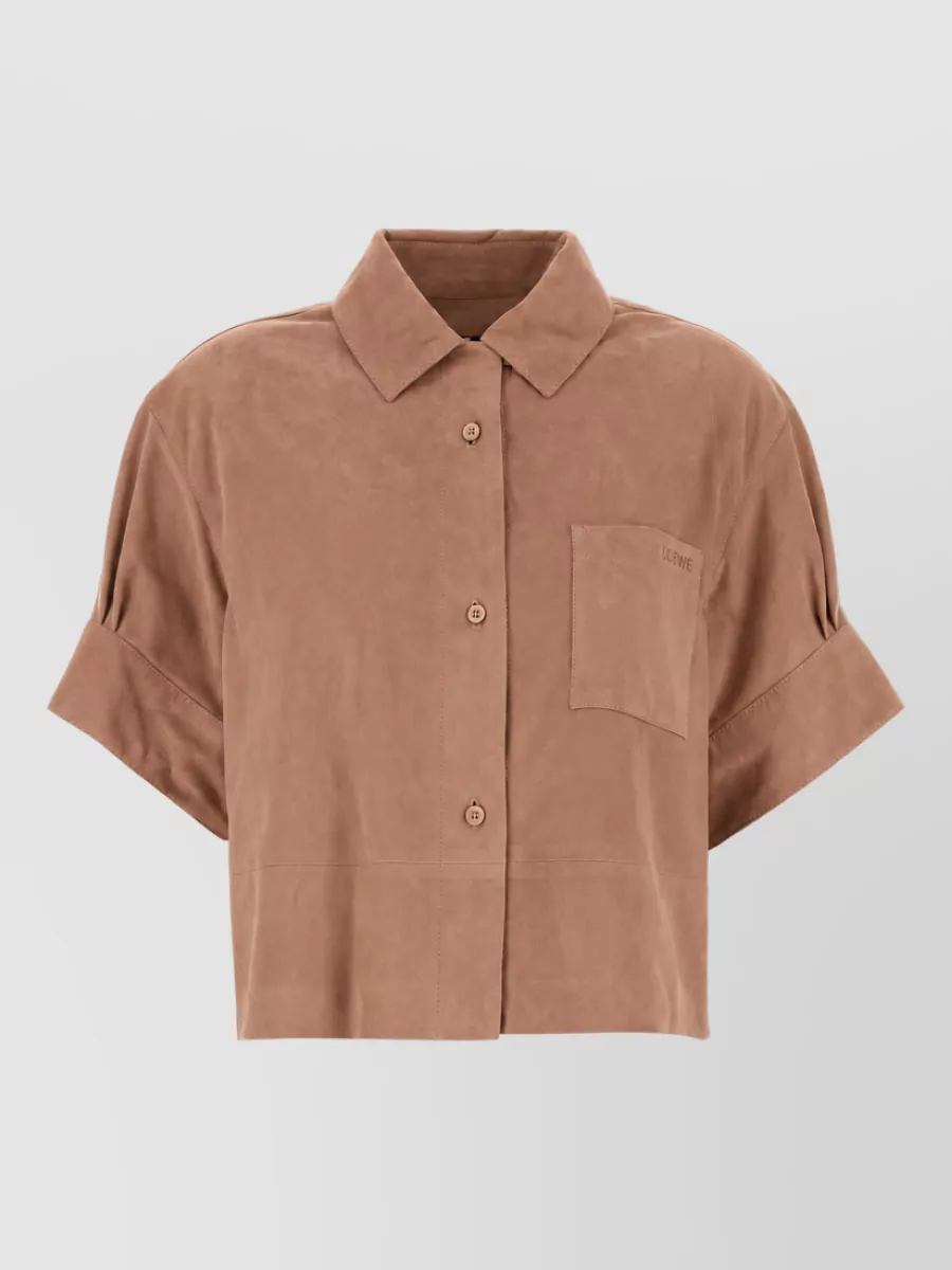Loewe Paula's Ibiza suede shirt