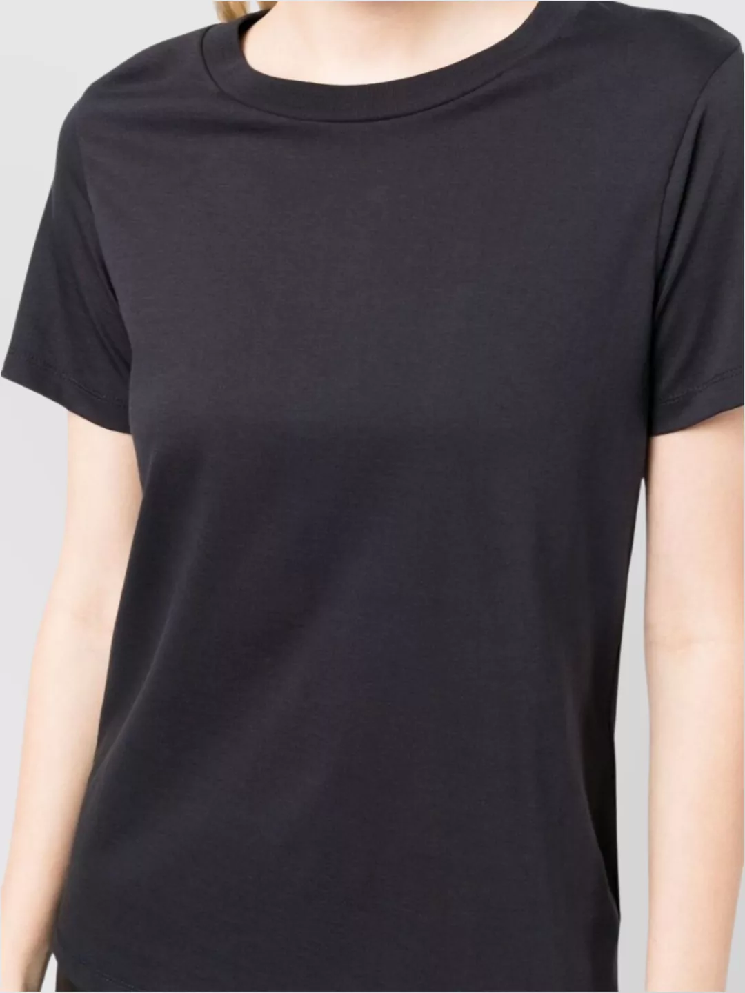 Emporio Armani Crew Neck Logo Cotton T-Shirt