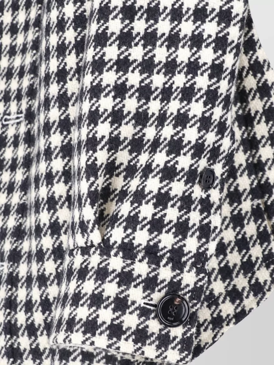 Ami Paris Single Breasted Coat