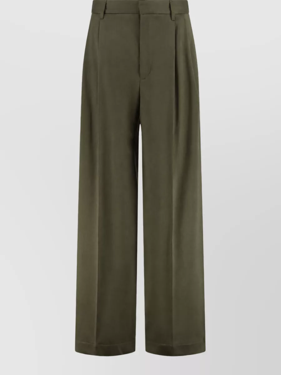 Darkpark Wool high-rise wide-leg trousers