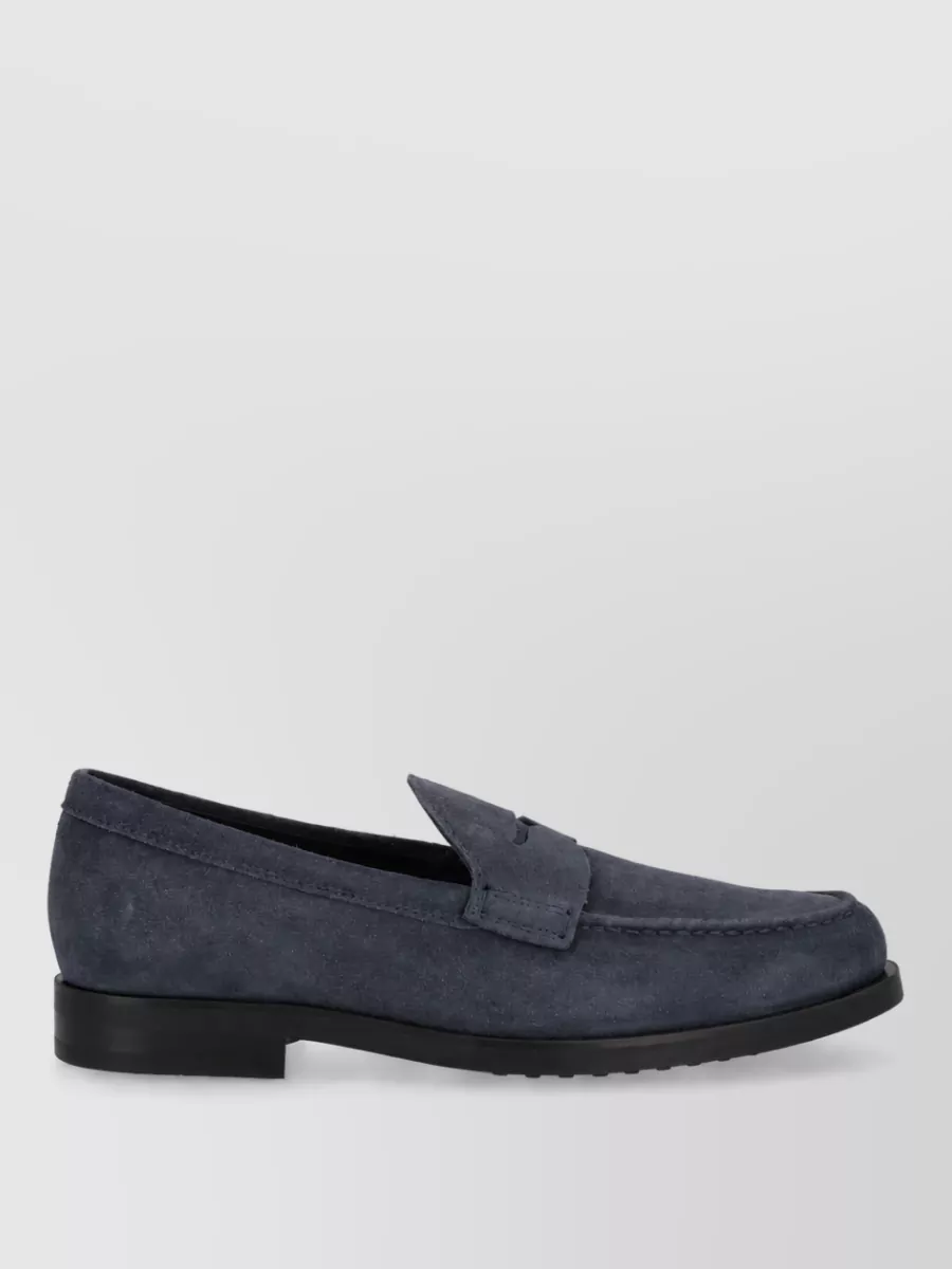 Tod's Suede Leather Loafers