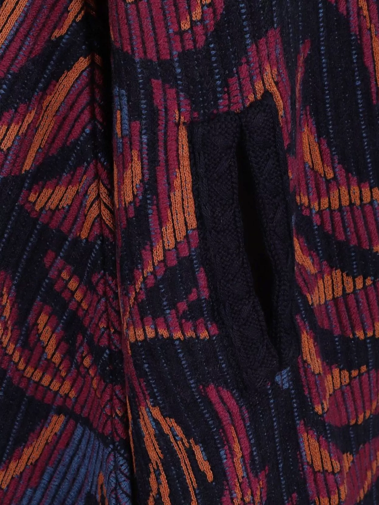 Etro Jacquard Wool And Cotton-blend Cape In Blue