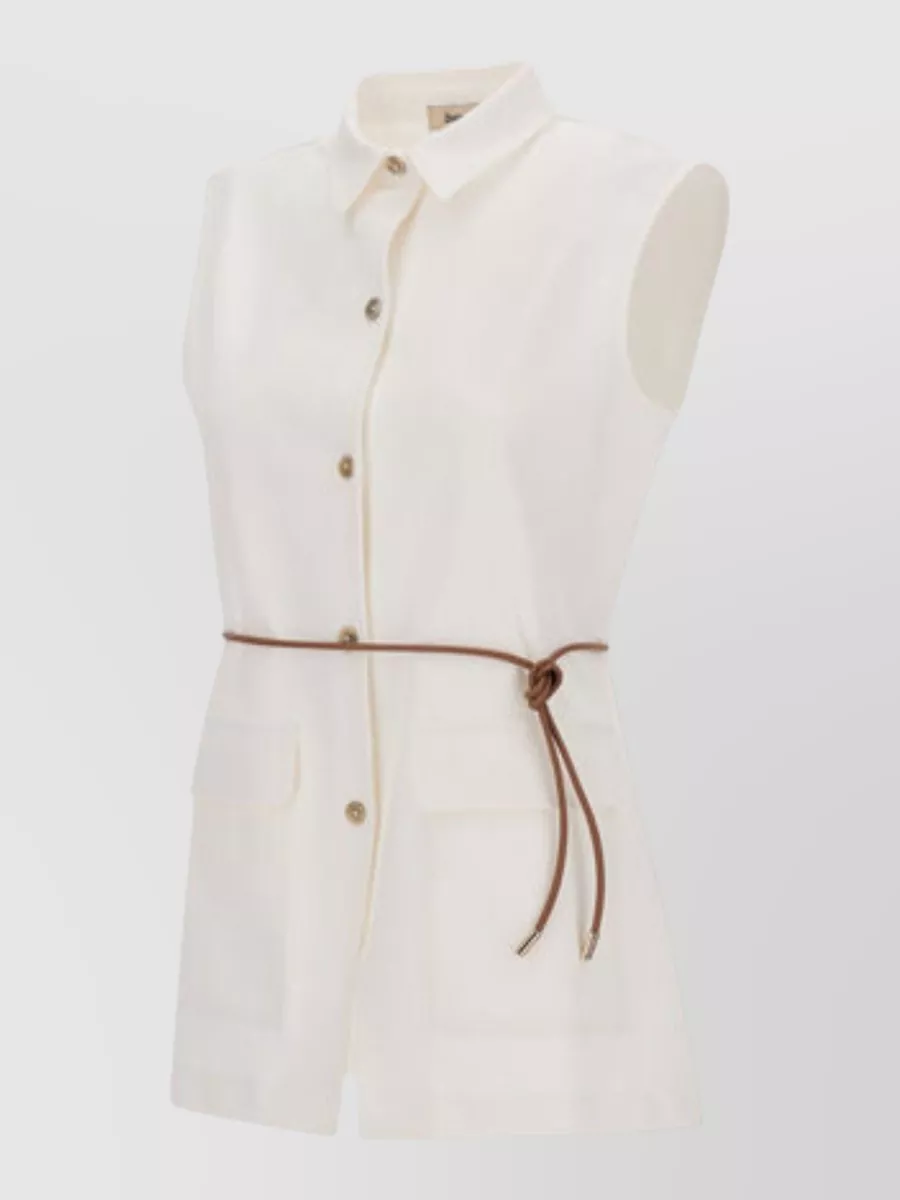 Herno Belted Jersey Gilet