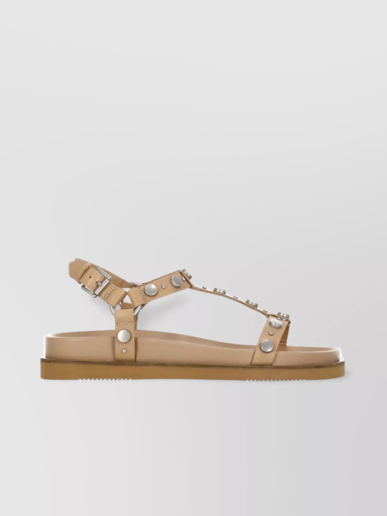 Ash Round Studs Leather Sandals