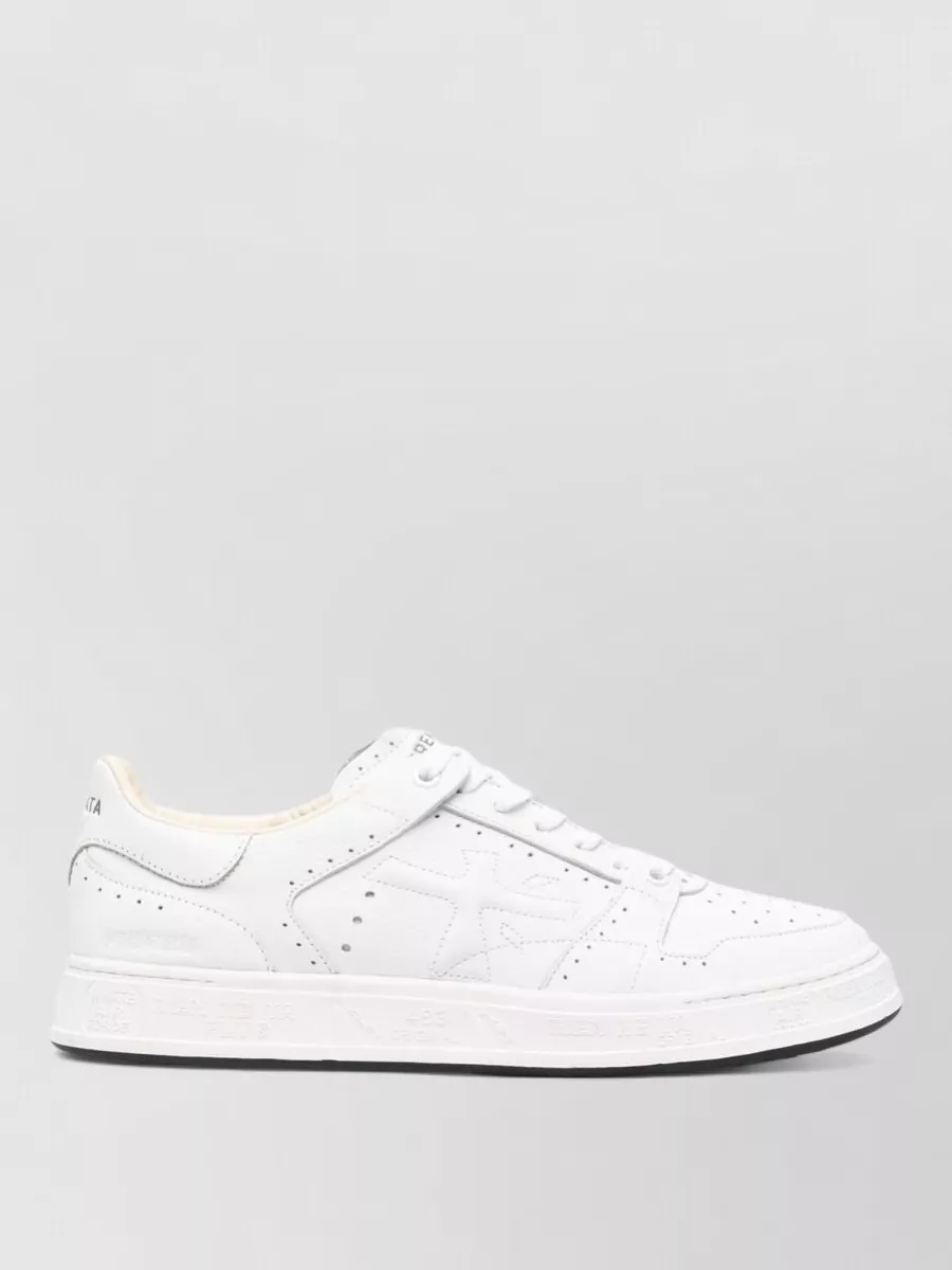 Premiata Quinn 7322 Sneakers Round Toe Perforated Sole