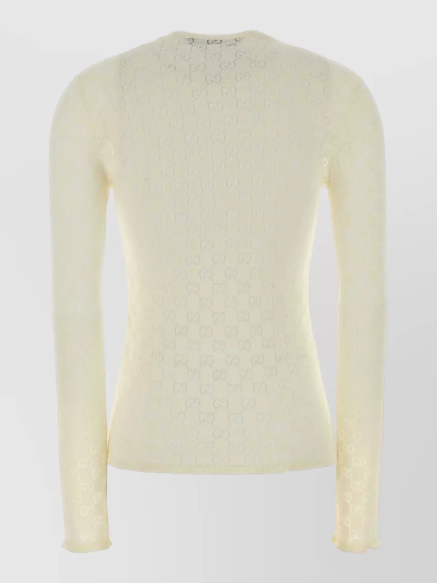 Gucci Logo-Knit Knitted Top