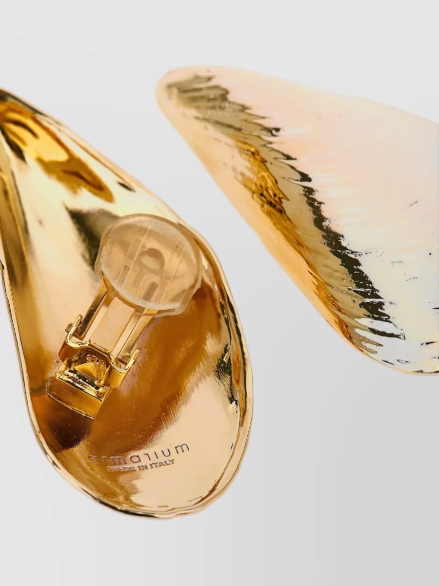 Armarium Gold Plated Shell Earrings