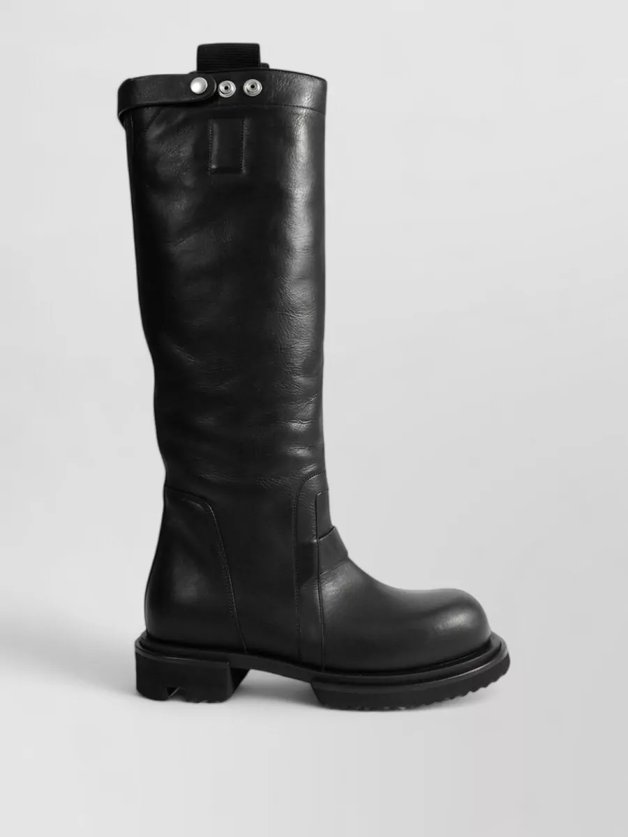Rick Owens leather knee-high boots