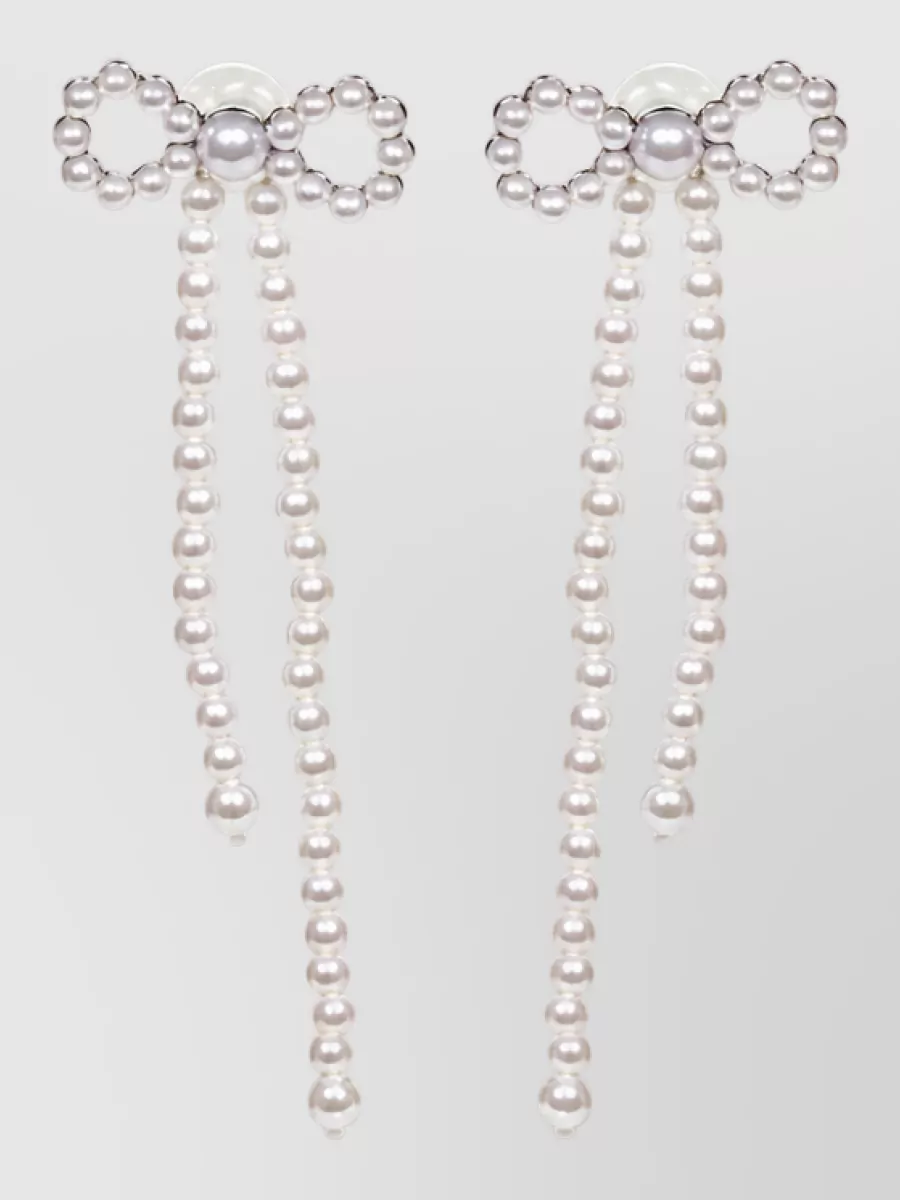 Self-Portrait pearl earrings