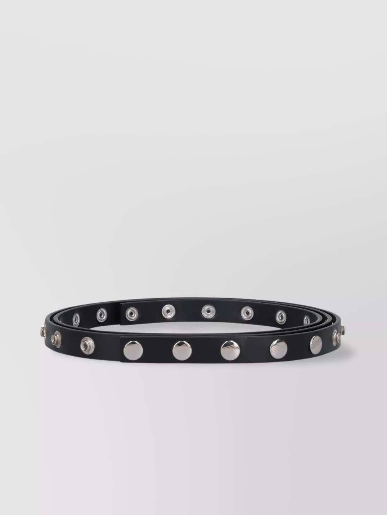 Attico Adjustable Length Metal Accents Studded Design Belts