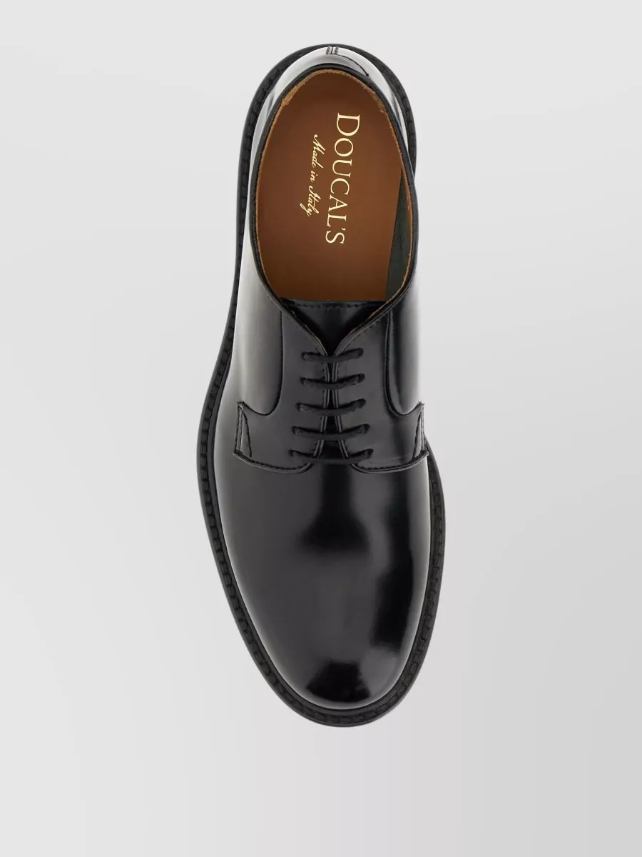 Doucal's Leather Derby Lace-Up Shoes