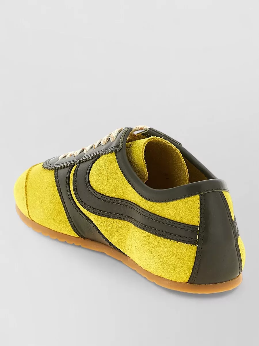 Dries Van Noten Suede Sneakers Low Profile Rubber Sole