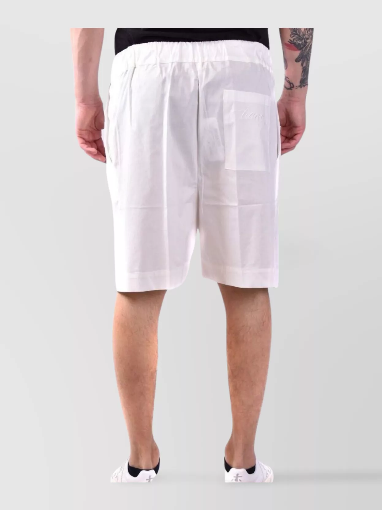 Laneus Tailored Trousers Embroidered Detail