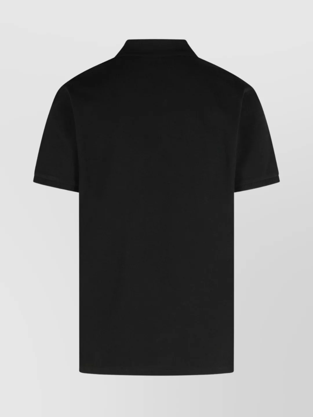 Moncler Black Cotton Polo Shirt 'Piquet' Cotton